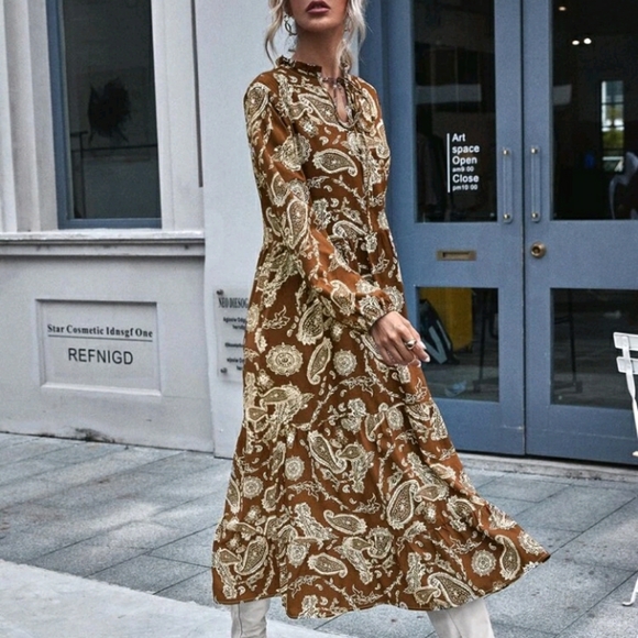 NEW Boho Smock Dress - Picture 3 of 6